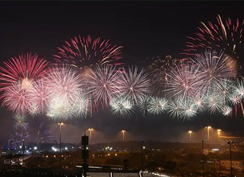 增城区焰火晚会